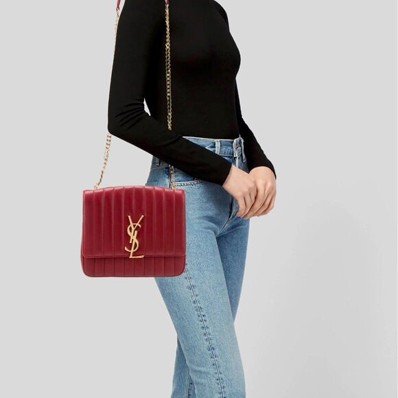 Saint Laurent Large Monogram Vicky Bag - Picture 4 of 7